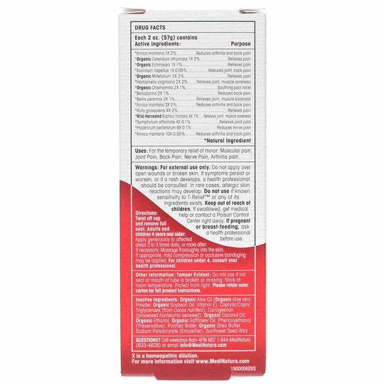 T-Relief Arnica +12 Pain Relief Cream, MDN
